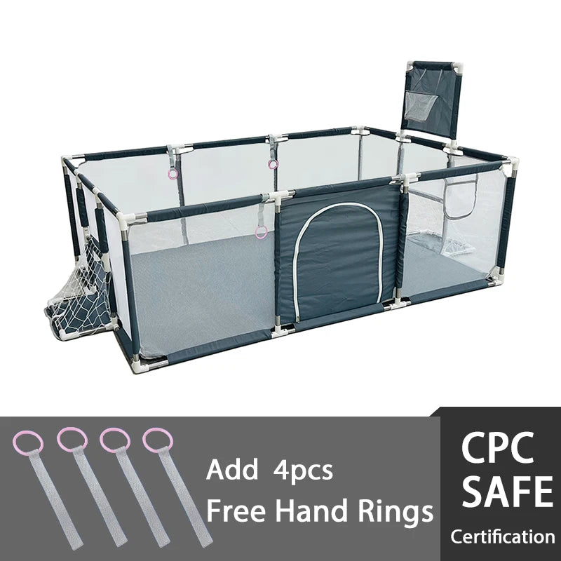 IMBABY Baby Playpen Fence Indoor Safety Barrier For Kids