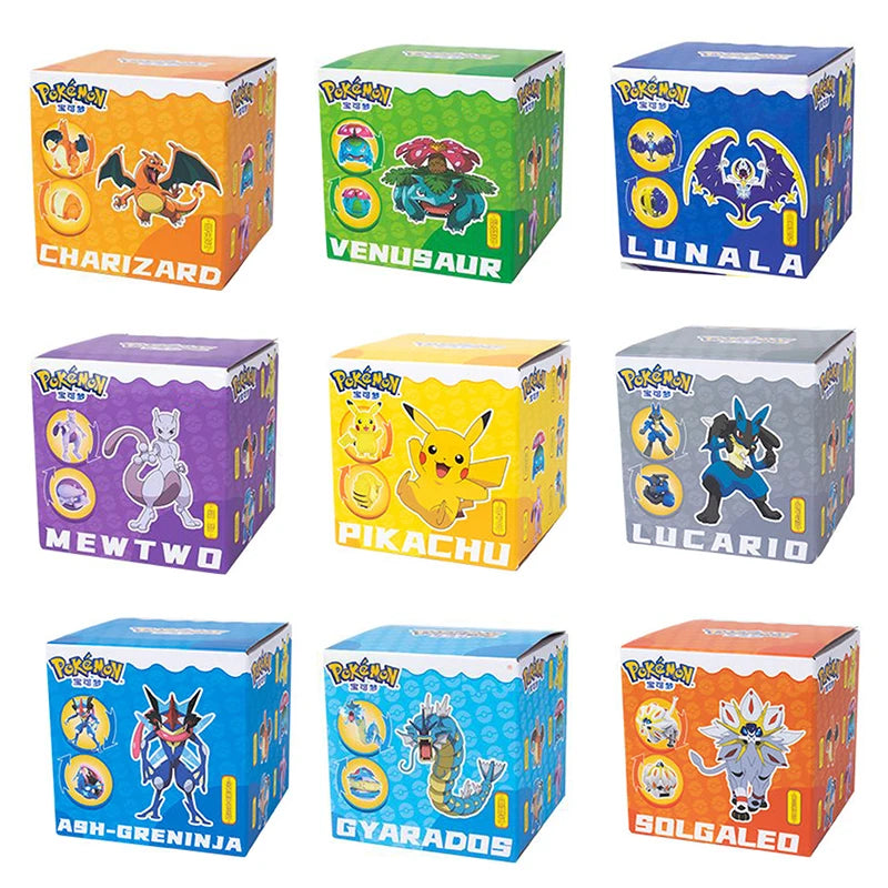 Zhuangchen Pokemon Figure Ball Set With Eevee Pikachu And Friends