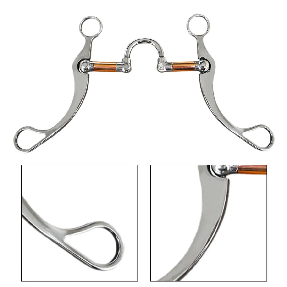 FangNymph Horse Snaffle Bit Bridle For Gentle Control and Training