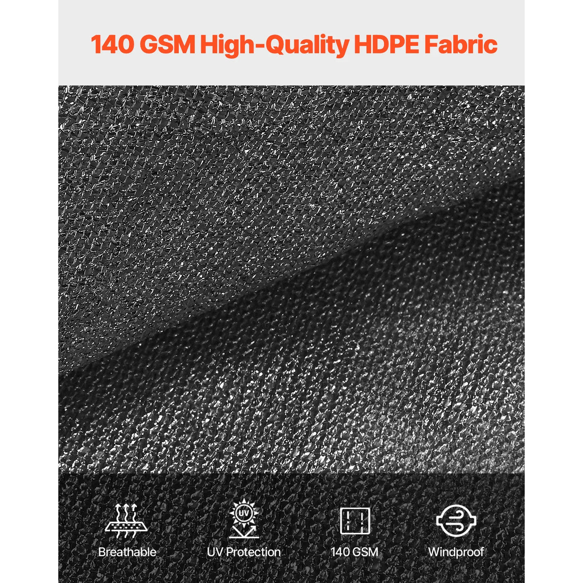 SucceBuy HDPE Sun Shade Cloth Canopy Privacy Screen