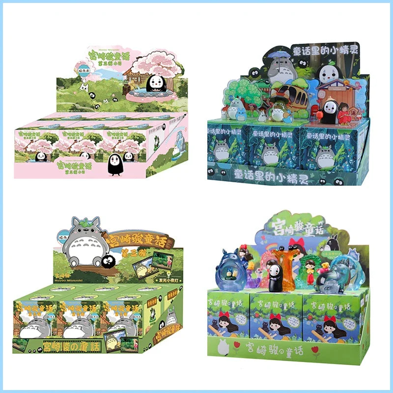 Bandai Totoro Anime Figurine Blind Box Collectible Model