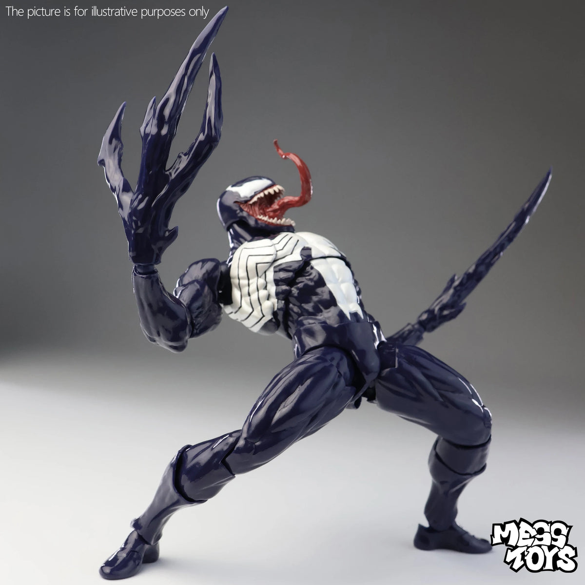 Mess Toys Venom Spider Man Anime Collectible Action Figure