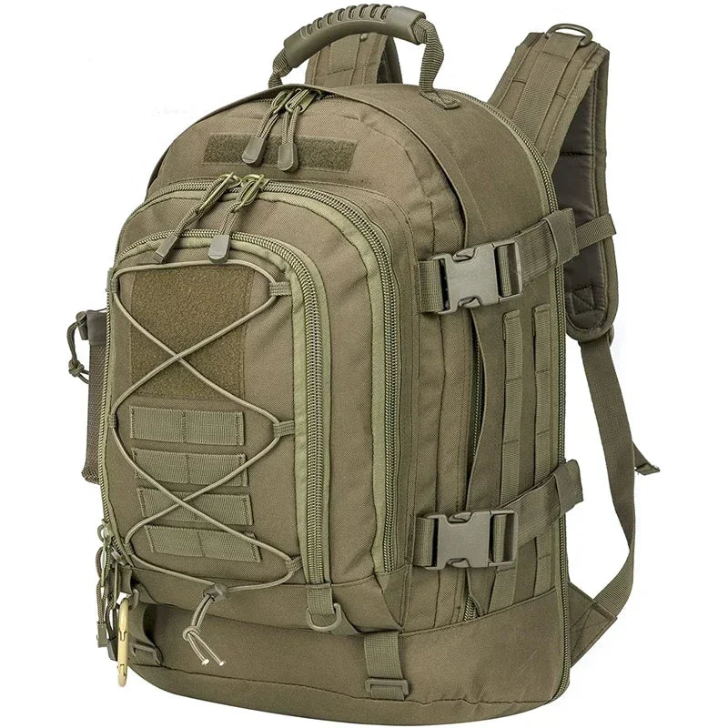 LQARMY Tactical Molle Military Backpack For Hiking Camping And Travel