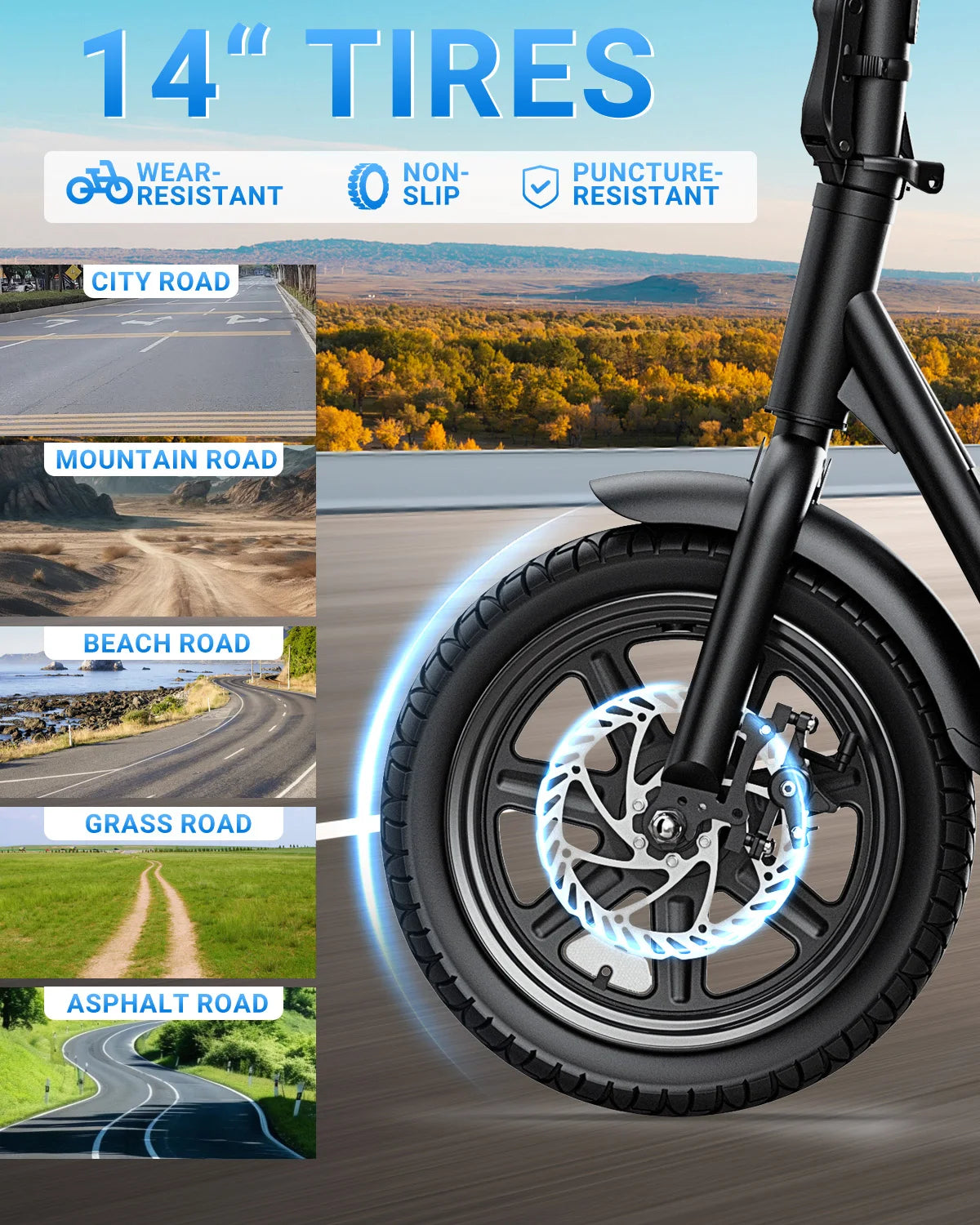 DYU C4 Mini Folding Electric Bike Compact Urban Commuter