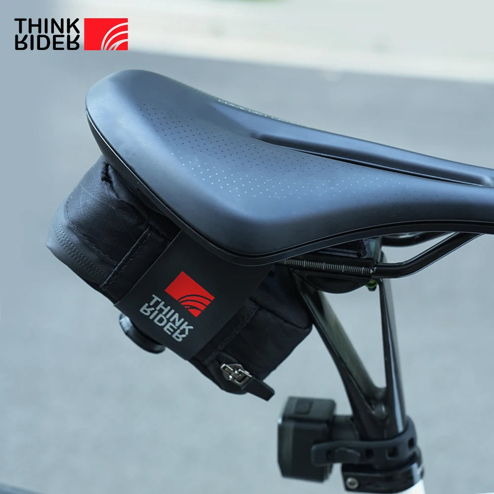 ThinkRider Bicycle Saddle Bag With Tool Storage And Reflective Detail