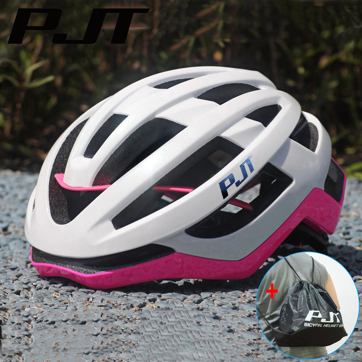 PJT Lightweight MTB Road Cycling Helmet With Full Edge Protection