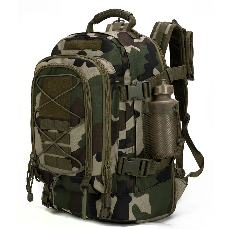 LQARMY Tactical Molle Military Backpack For Hiking Camping And Travel