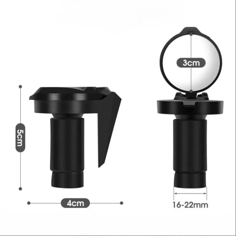 Bicycle Rear View Convex Mirror for Drop Bar Handlebar Mount