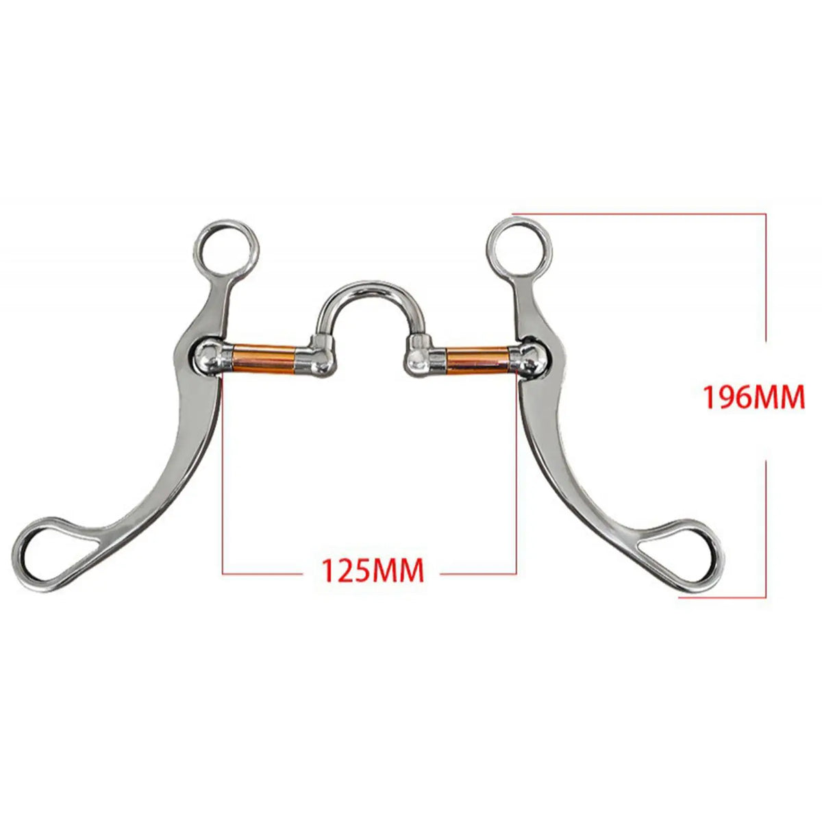 FangNymph Horse Snaffle Bit Bridle For Gentle Control and Training