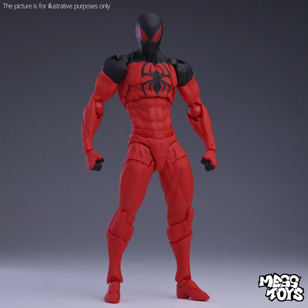 Mess Toys Venom Spider Man Anime Collectible Action Figure
