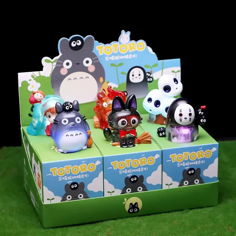 Bandai Totoro Anime Figurine Blind Box Collectible Model