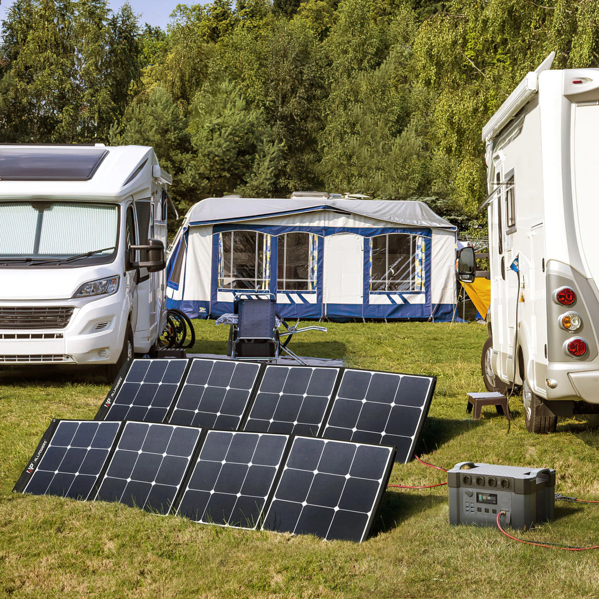 ALLPOWERS Portable Solar Generator With Pure Sine Wave Output