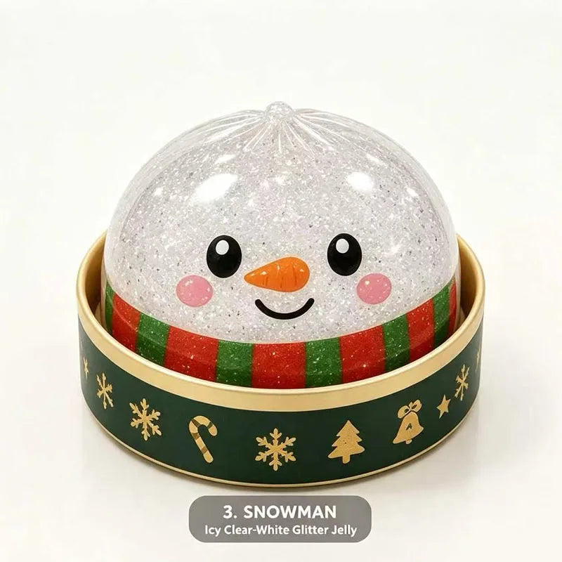 Santa Claus Elk Dumpling Stress Relief Squeeze Toy Christmas
