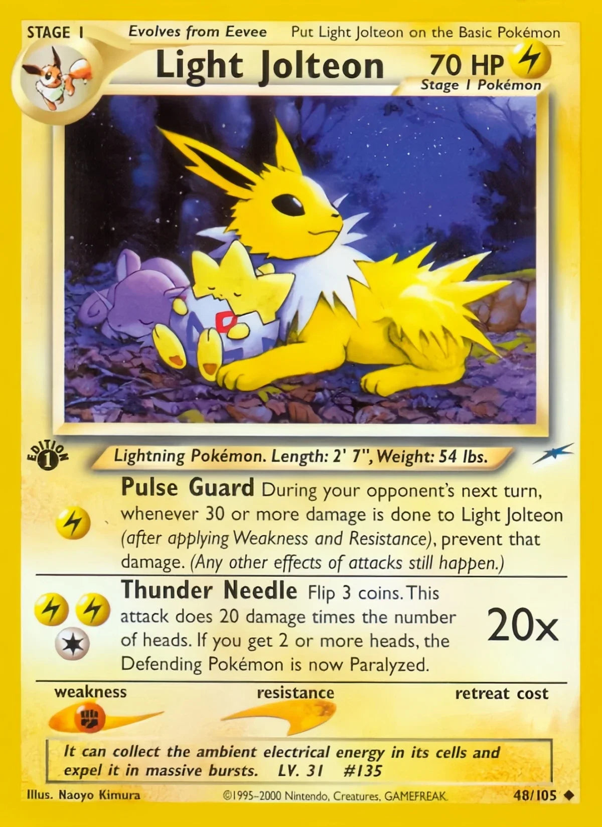 Bandai Neo Destiny Pokémon Trading Card Holo Rare Collectible Cards