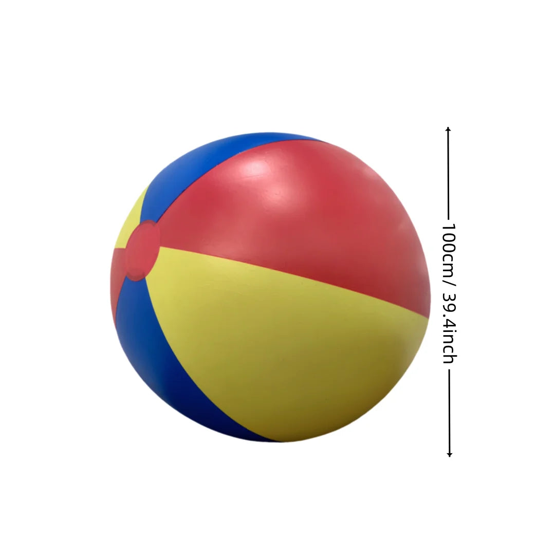 New Outdoor Gmaes Fun Toys Giant Outdoor Beach Ball Colorful PVC Inflatable Ball for Lawn Games School Fun Family Activities