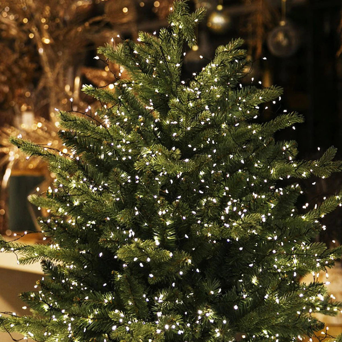 KIKIELF Firecracker Cluster String Lights for Christmas and Garden Decor