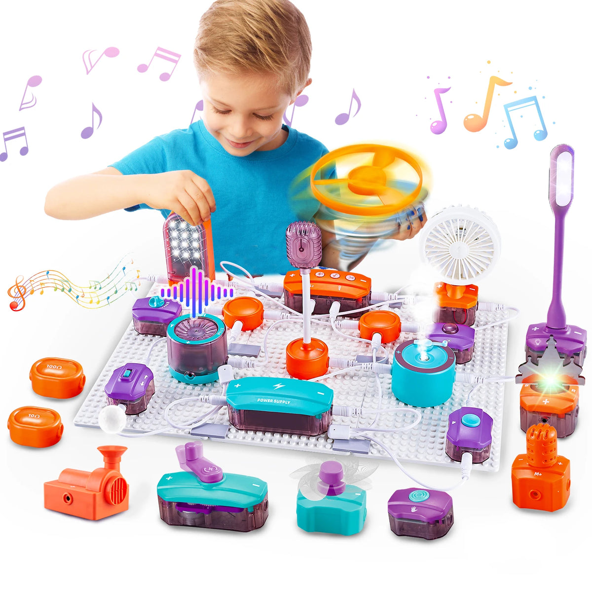 Educational Electronics Circuit Kit For Kids With 150 Projects