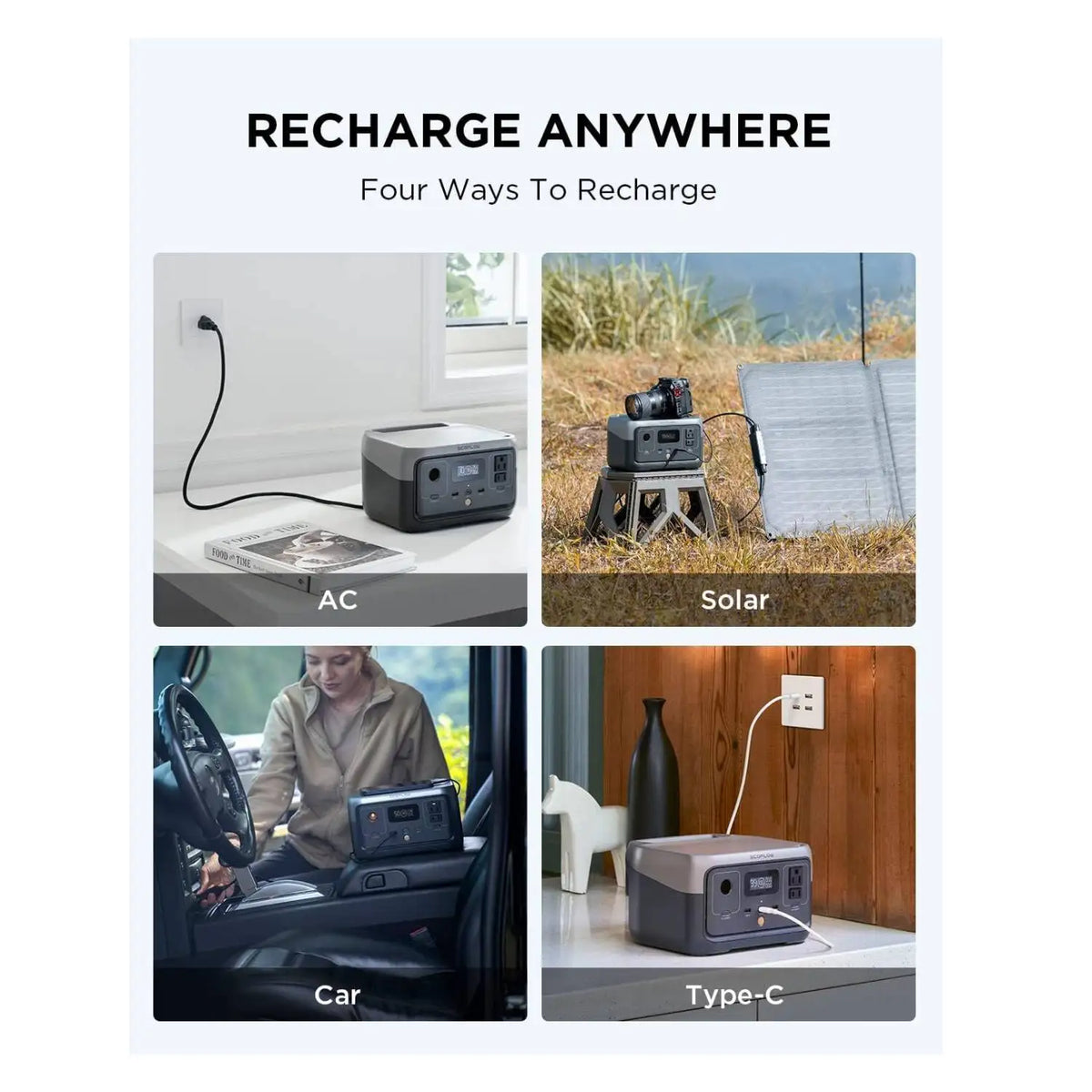 EcoFlow River 2 Portable Power Station With Fast Charging