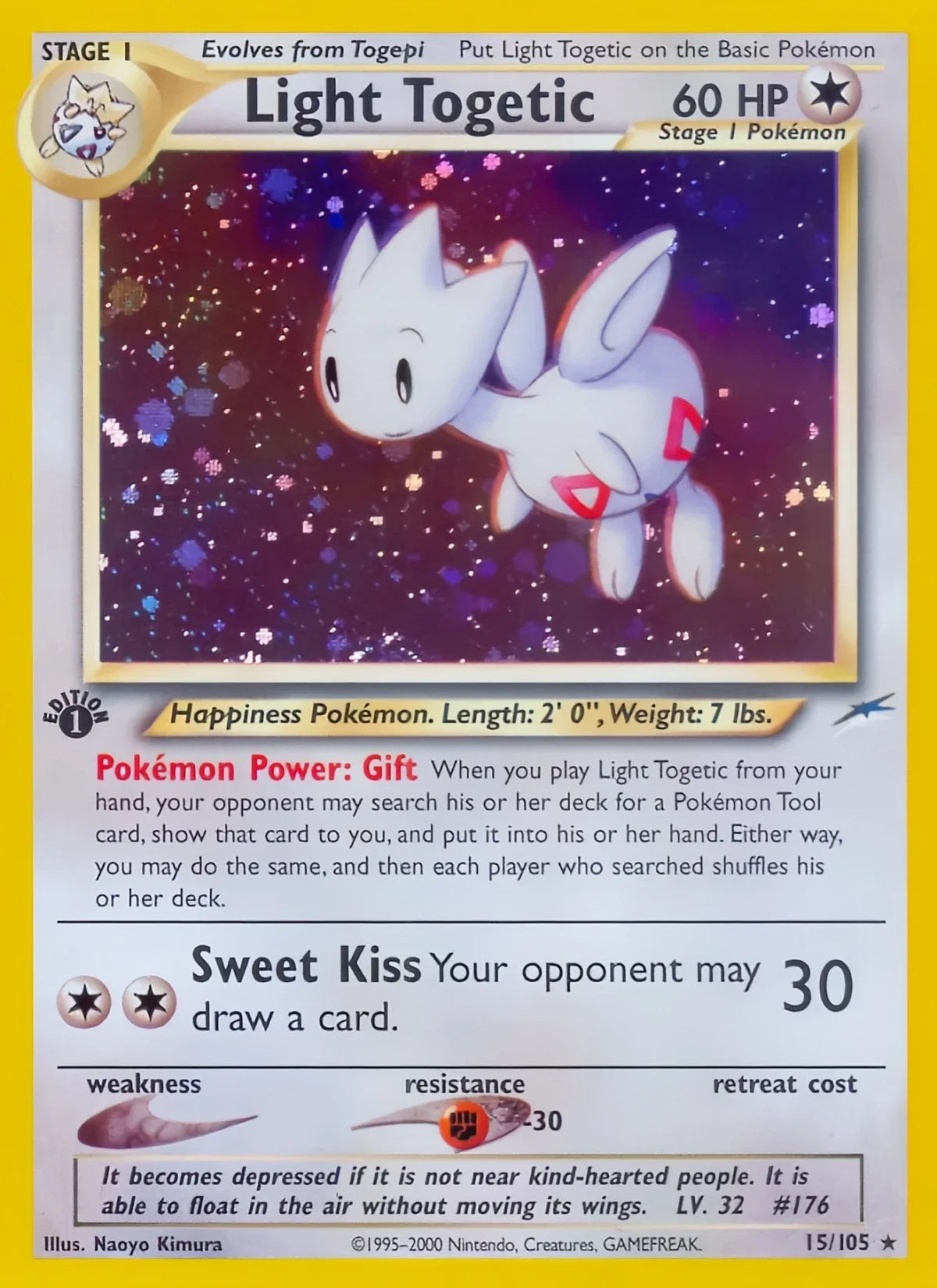 Bandai Neo Destiny Pokémon Trading Card Holo Rare Collectible Cards