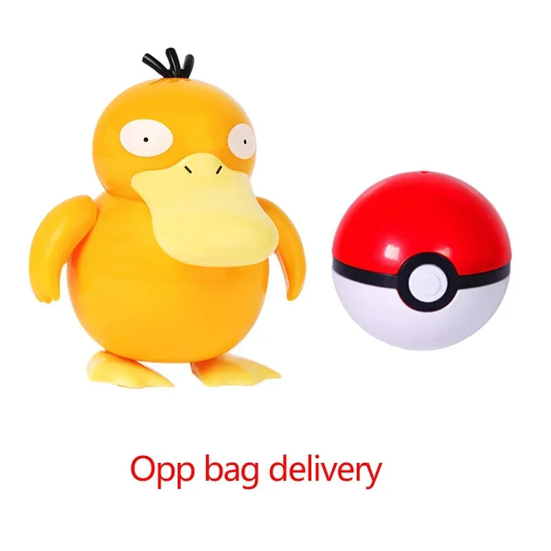 Zhuangchen Pokemon Figure Ball Set With Eevee Pikachu And Friends
