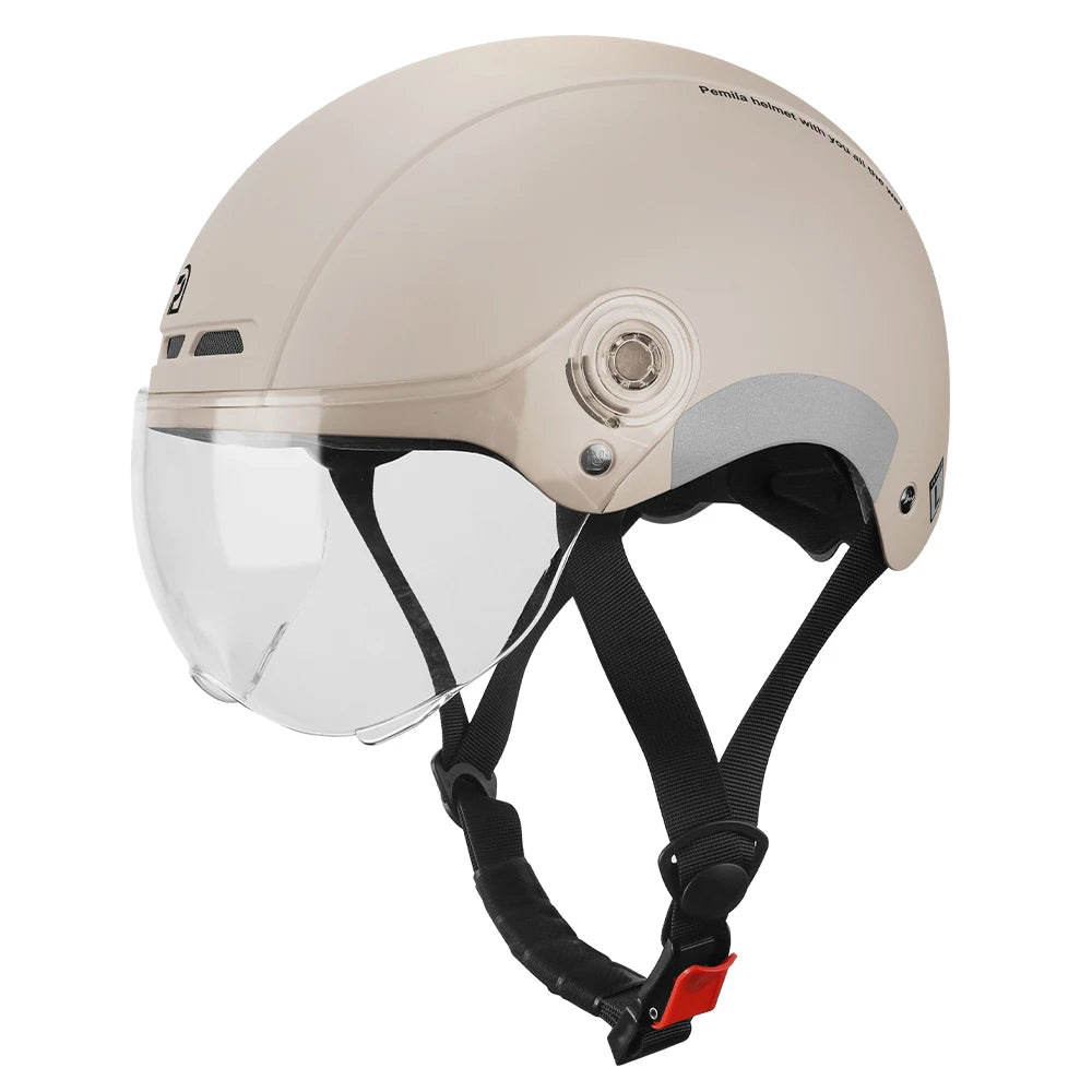 PEMILA Adult Cycling Helmet With Goggles And Ear Protection