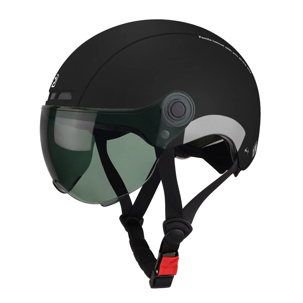 PEMILA Adult Cycling Helmet With Goggles And Ear Protection