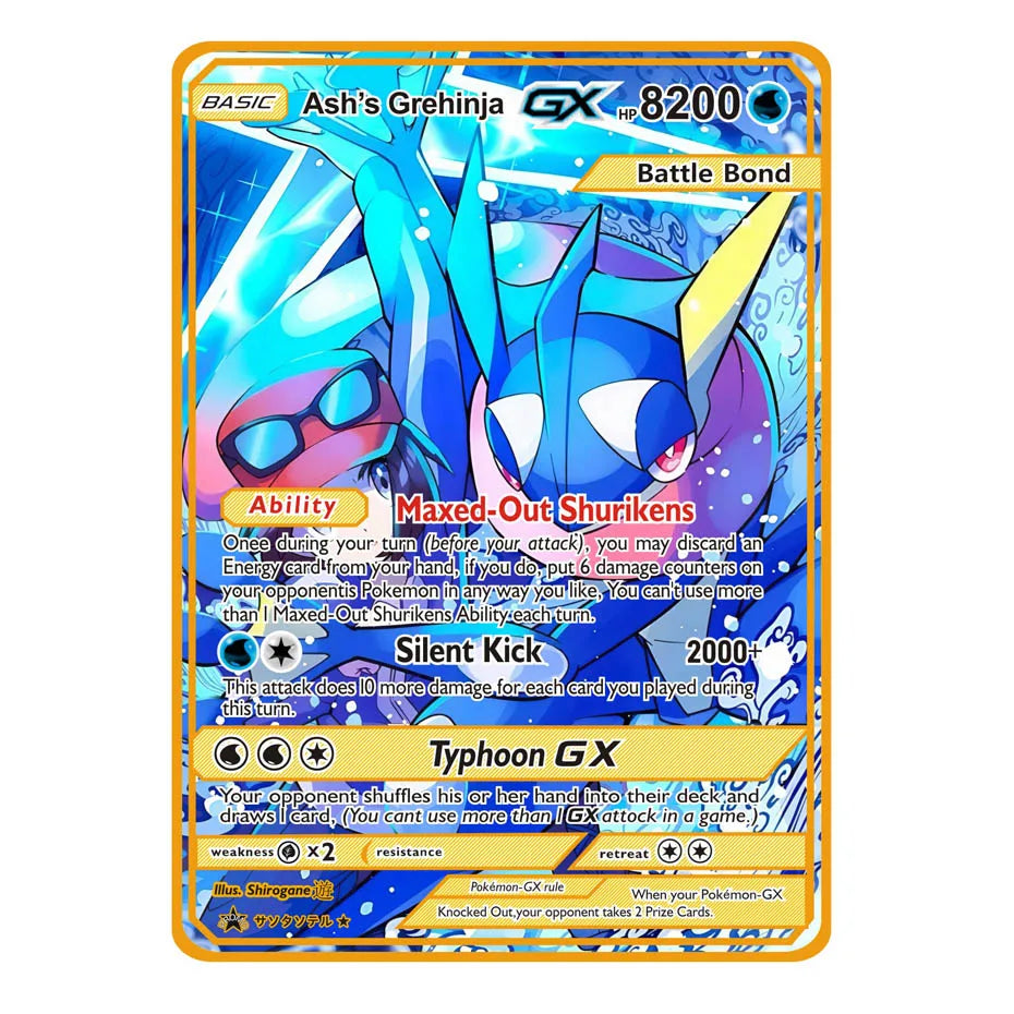 Bandai Arceus Charizard Mewtwo Lucario Greninja Anime Trading Card