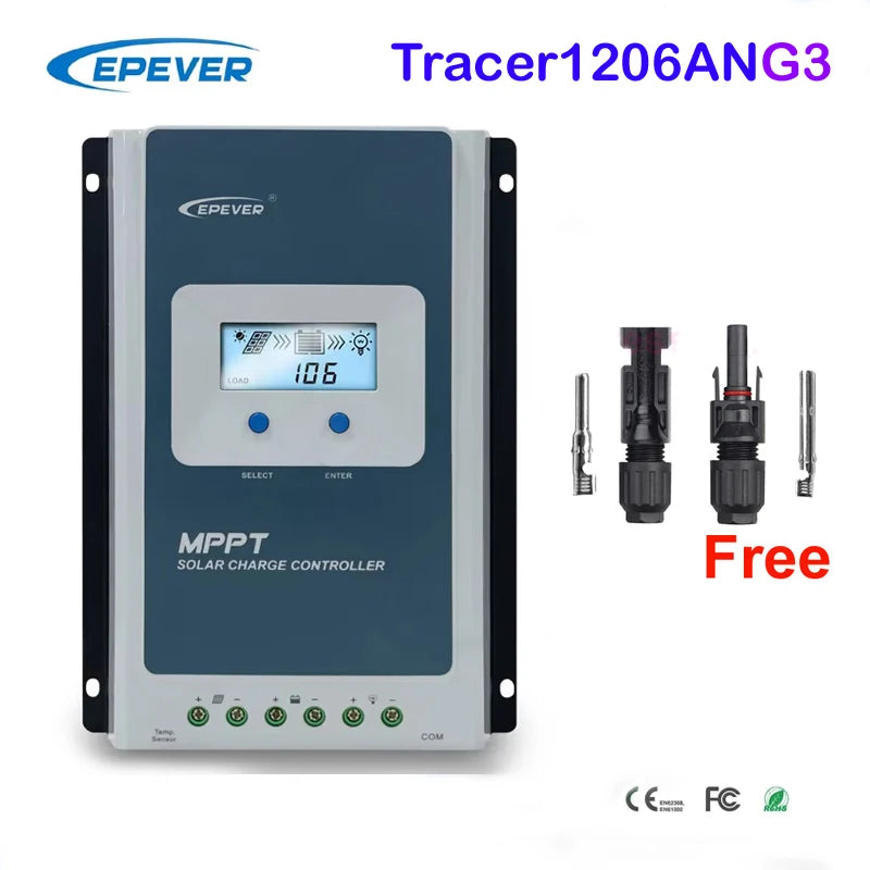 EVSOLAR MPPT Tracer Series 20A Solar Charge Controller