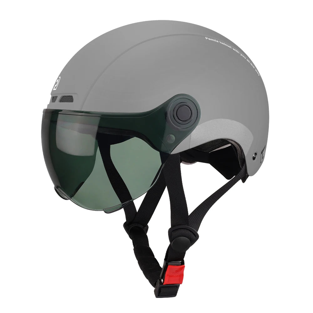 PEMILA Adult Cycling Helmet With Goggles And Ear Protection