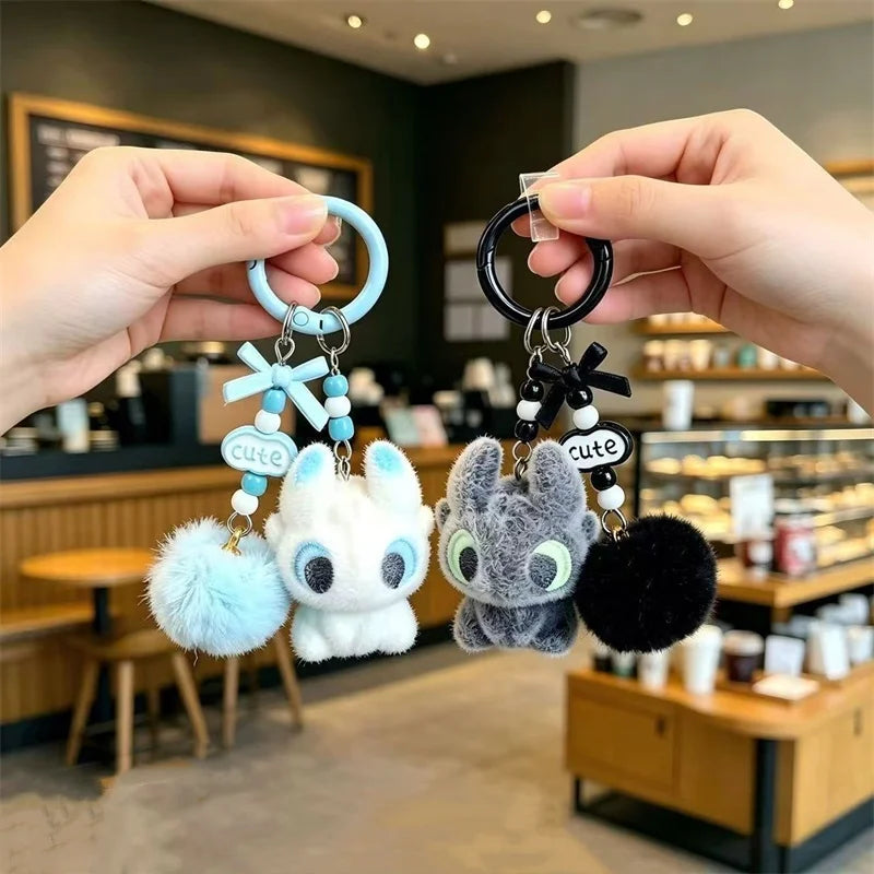 Potdemiel Toothless Cartoon Phone Pendant and Keychain Plush Toy