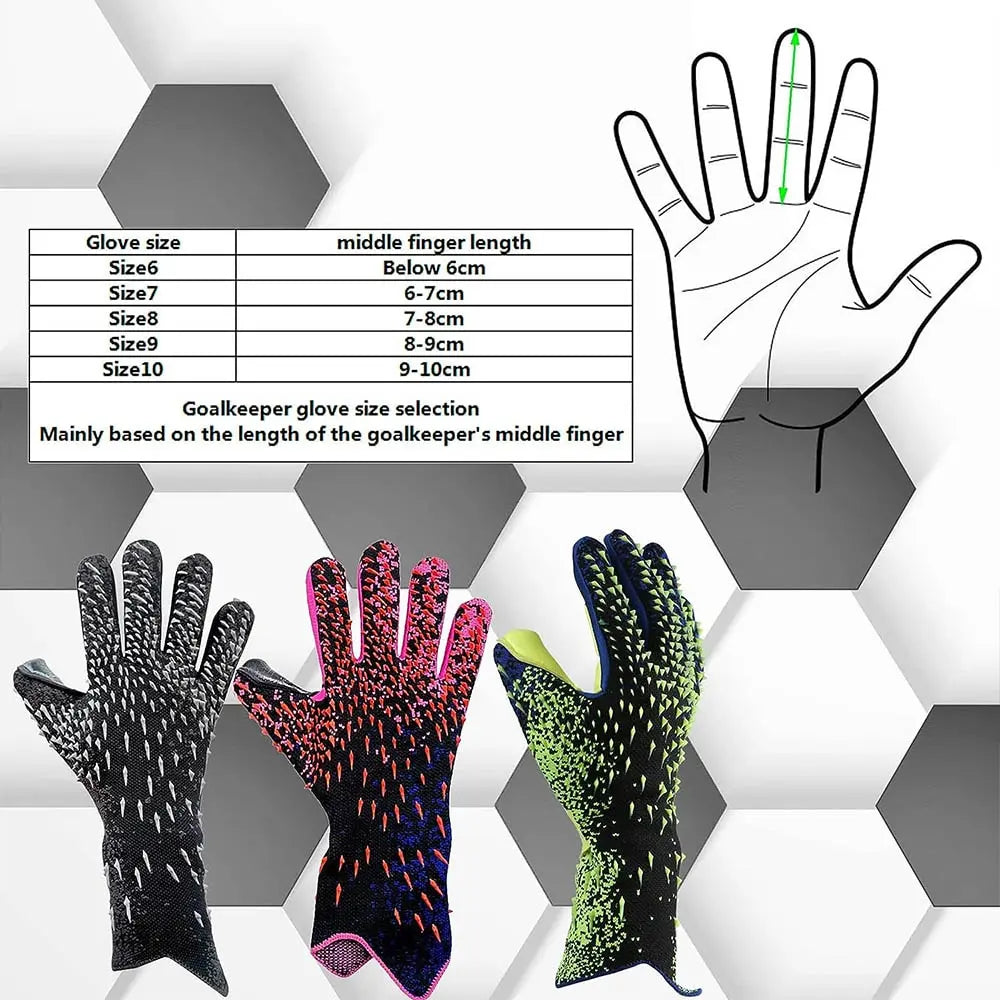 Strong Grip Soccer Goalkeeper Gloves For Youth And Adults