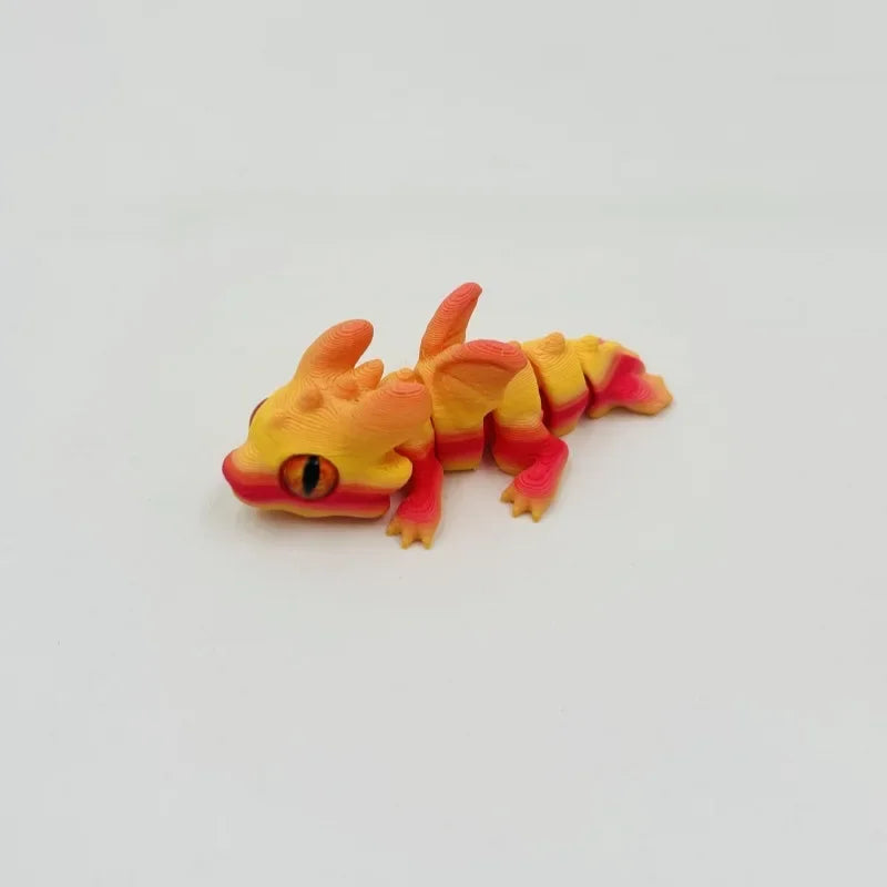 RPXBGUCKARHG 3D Printed Articulated Dragon Fidget Toy Figure