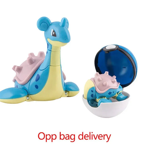 Zhuangchen Pokemon Figure Ball Set With Eevee Pikachu And Friends