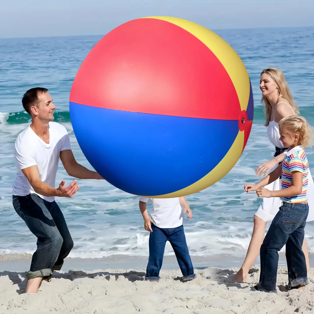 New Outdoor Gmaes Fun Toys Giant Outdoor Beach Ball Colorful PVC Inflatable Ball for Lawn Games School Fun Family Activities