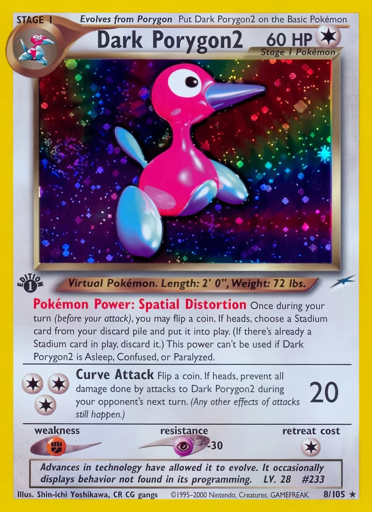 Bandai Neo Destiny Pokémon Trading Card Holo Rare Collectible Cards