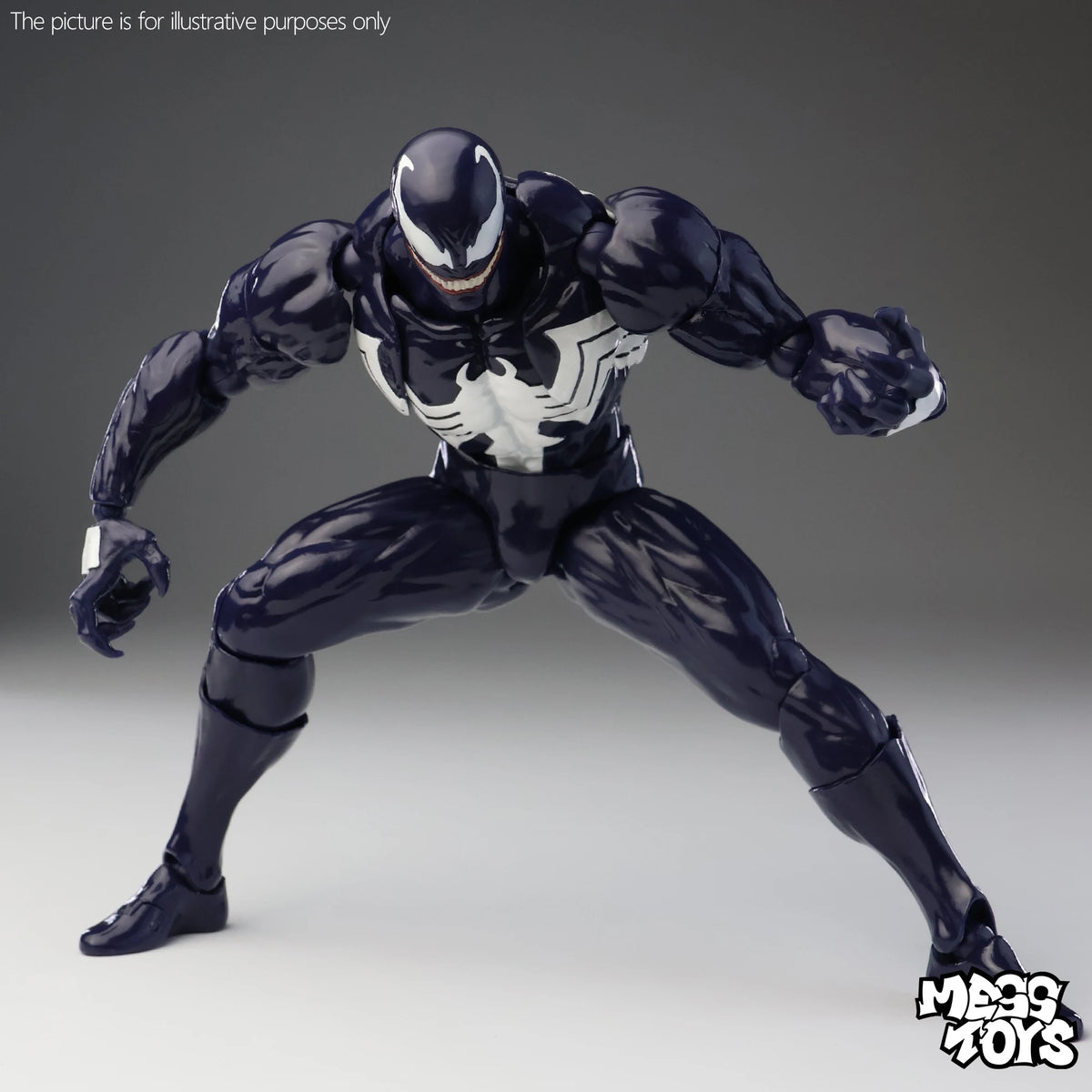 Mess Toys Venom Spider Man Anime Collectible Action Figure