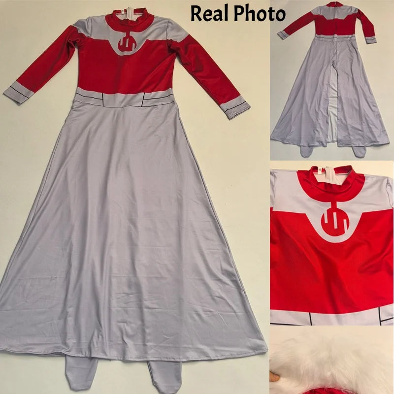 Invincible Thragg Cosplay Jumpsuit With Cloak For Halloween Roleplay