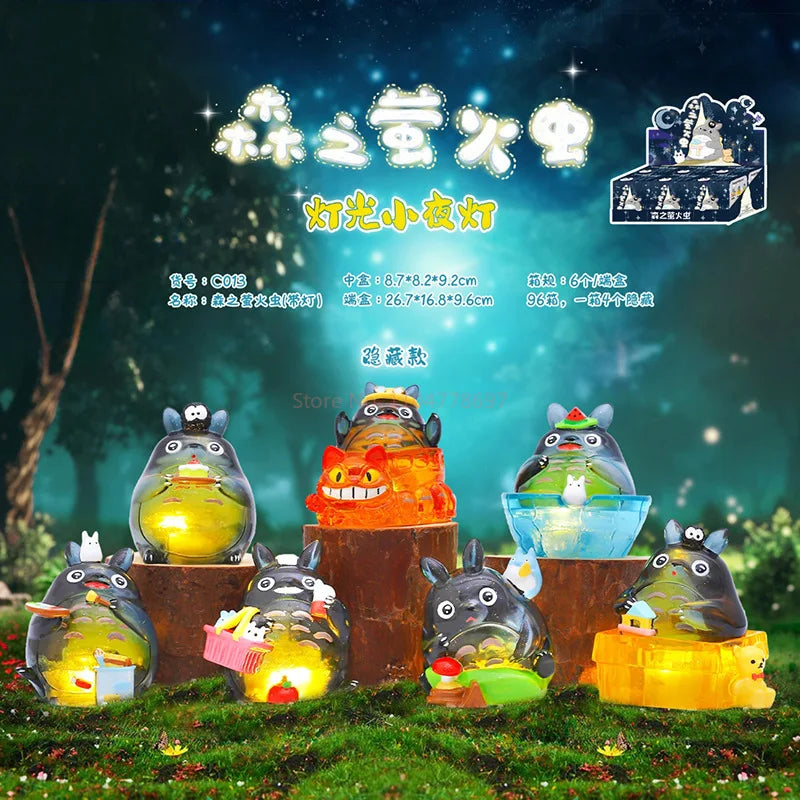 Bandai Totoro Anime Figurine Blind Box Collectible Model