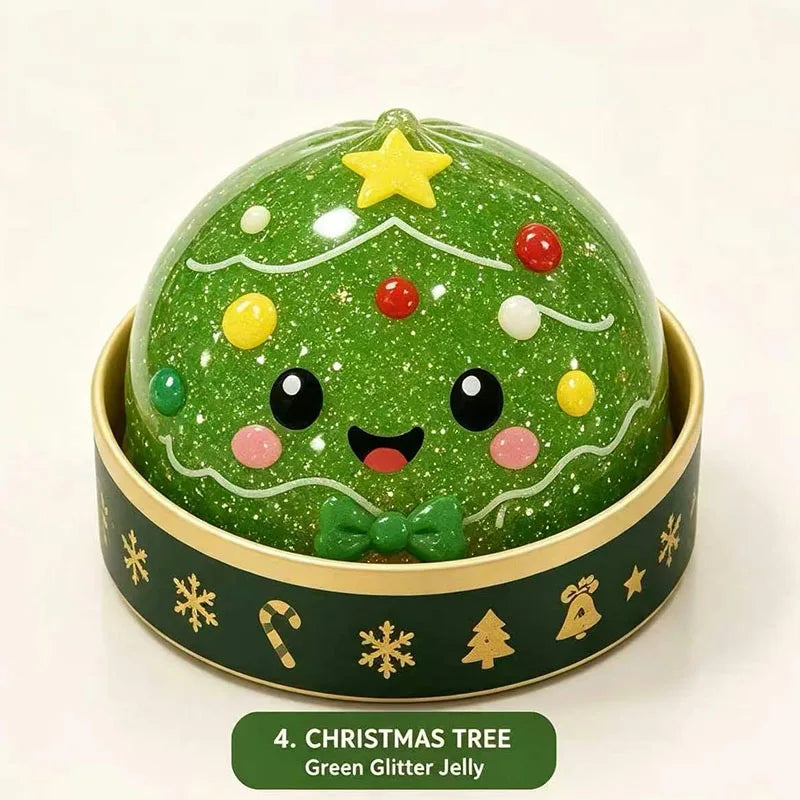 Santa Claus Elk Dumpling Stress Relief Squeeze Toy Christmas