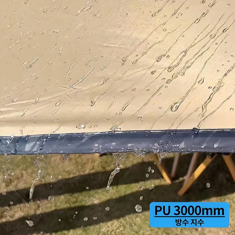 Top Lander Hexagonal Waterproof Camping Tarp Outdoor Sun Shelter