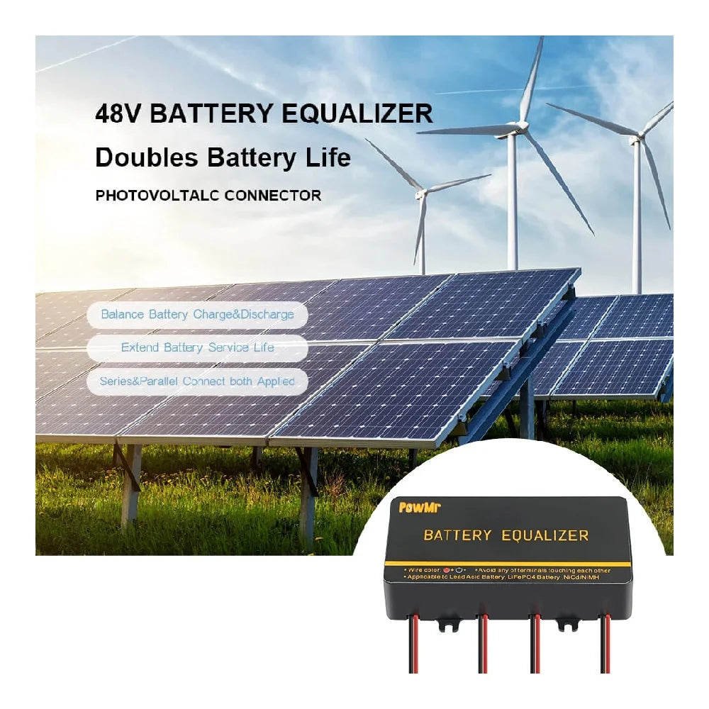 PowMr 24V 48V Battery Balancer For Lithium Iron Phosphate