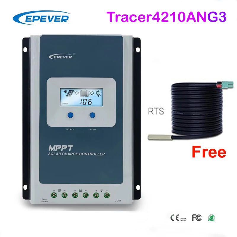 EVSOLAR MPPT Tracer Series 20A Solar Charge Controller
