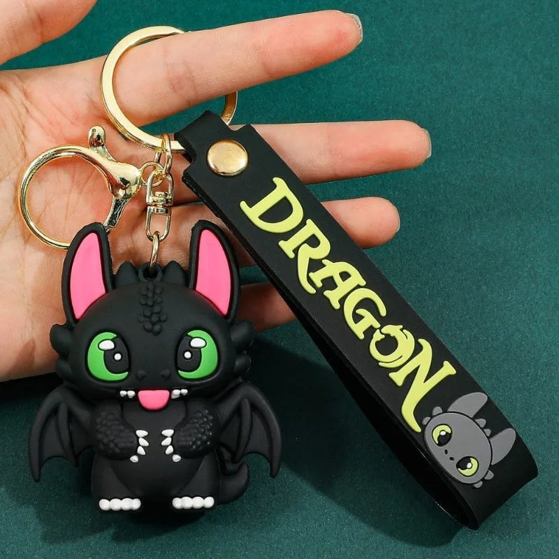 How to Train Your Dragon Toothless Creative Cartoon Car Keychain Personalized Anime Character Peripheral Backpack Pendant Gift