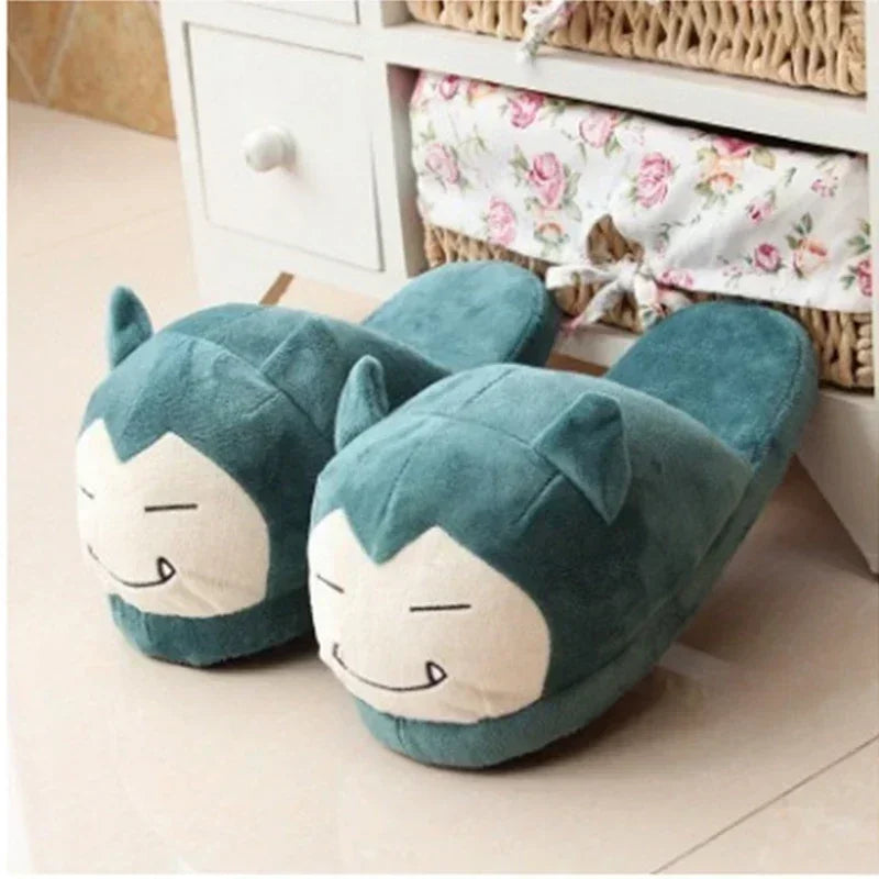 TAKARA TOMY Pokemon Gengar And Snorlax Non Slip Home Slippers