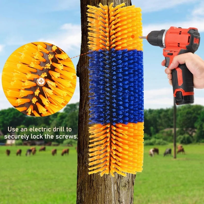 Livestock Grooming Brush Deep Massage Itch Relief Scratching Tool