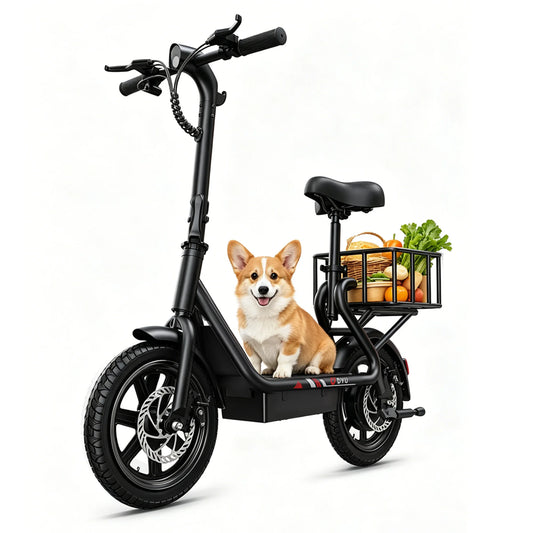 DYU C4 Mini Folding Electric Bike Compact Urban Commuter