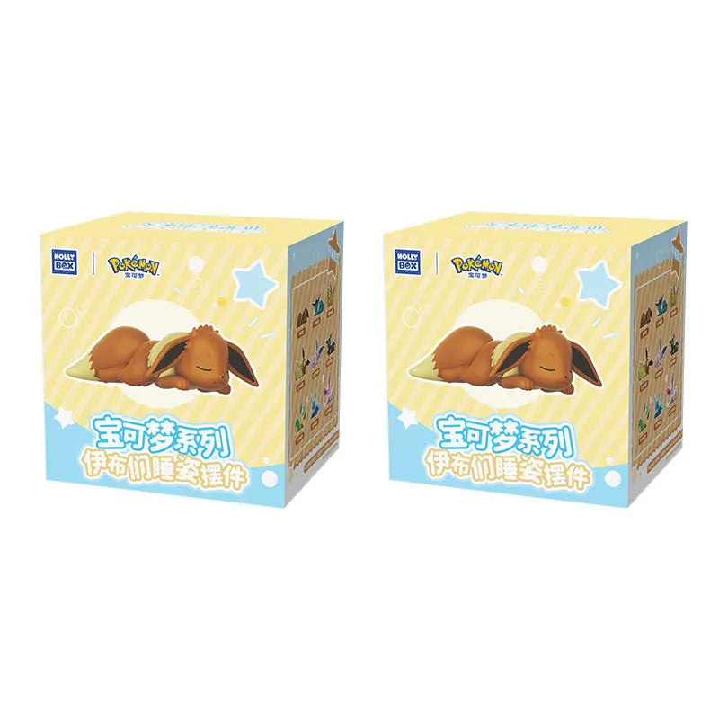 Bandai Pokemon Eevee Sleeping Position Series Blind Box Figure Model