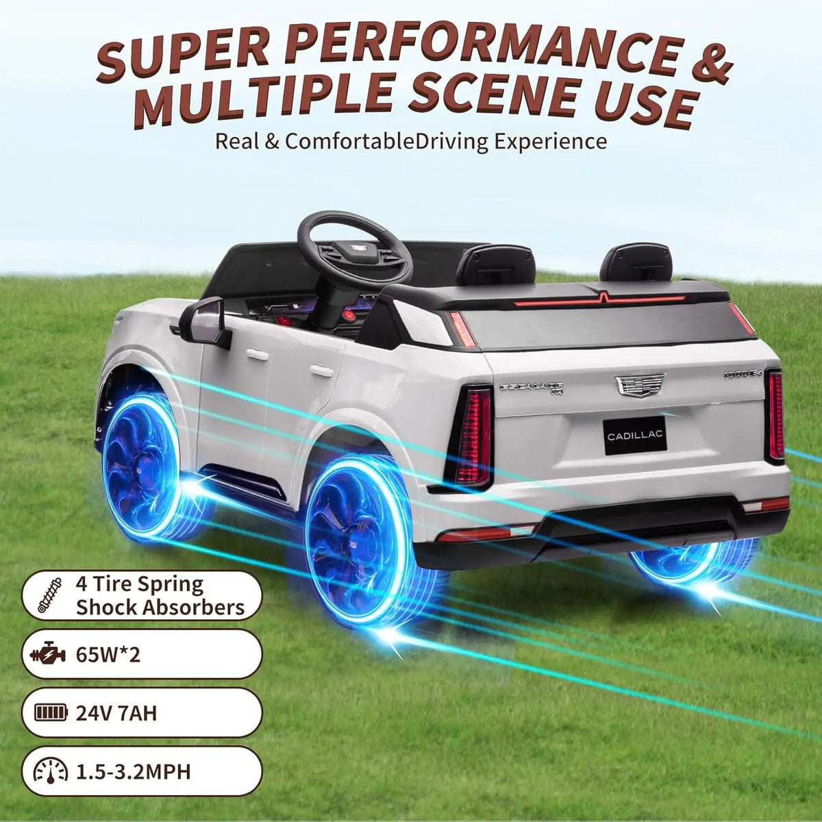 24V Ride On Car Electric Vehicle With Remote Control For Kids