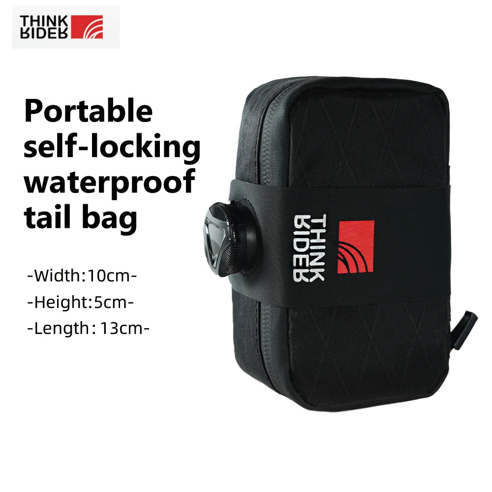 ThinkRider Bicycle Saddle Bag With Tool Storage And Reflective Detail