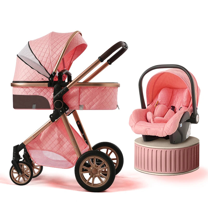 B.childhood 3 In 1 Luxury Baby Stroller Sit Lie Pushchair